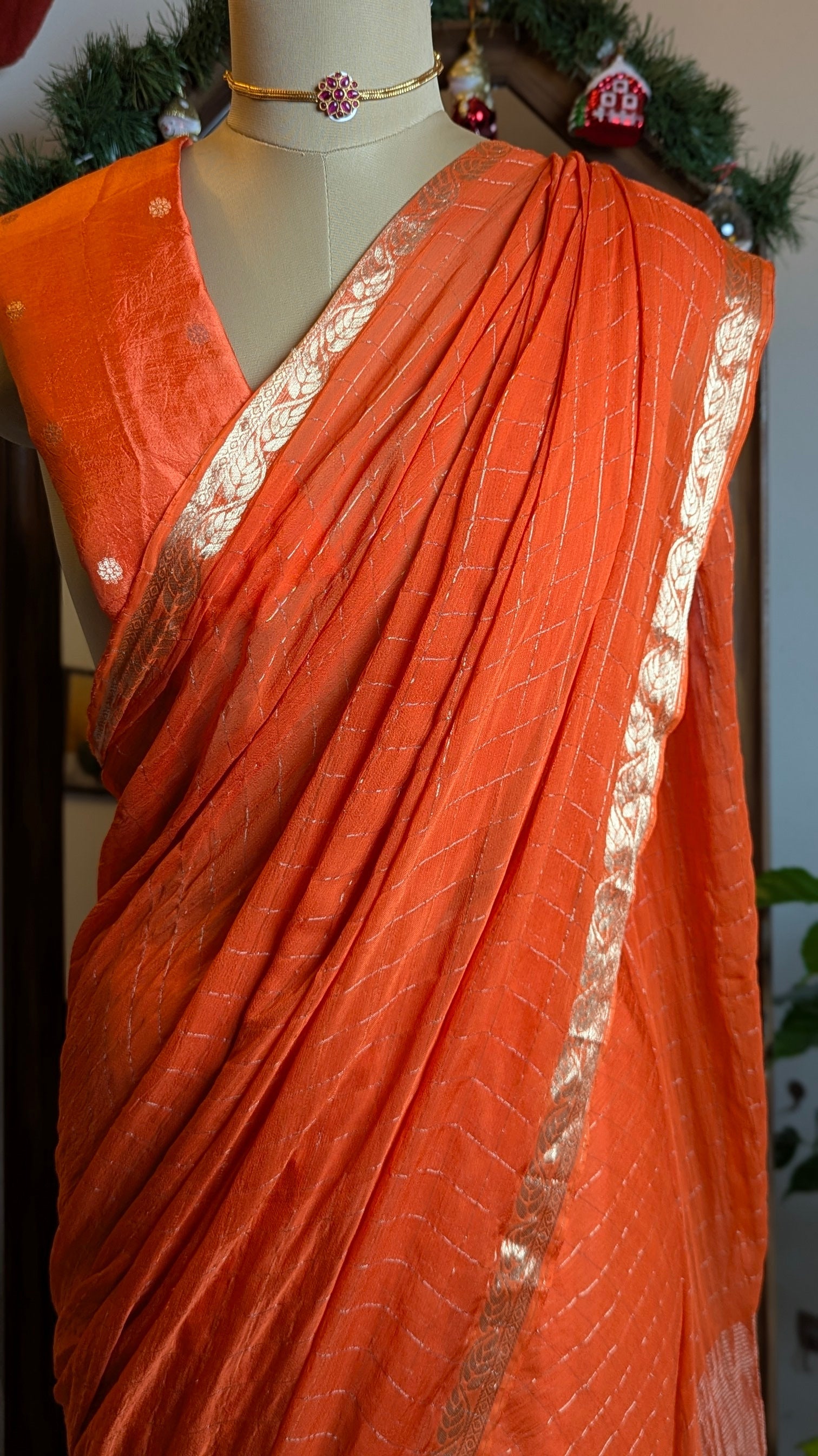 Viscose Crepe Sarees