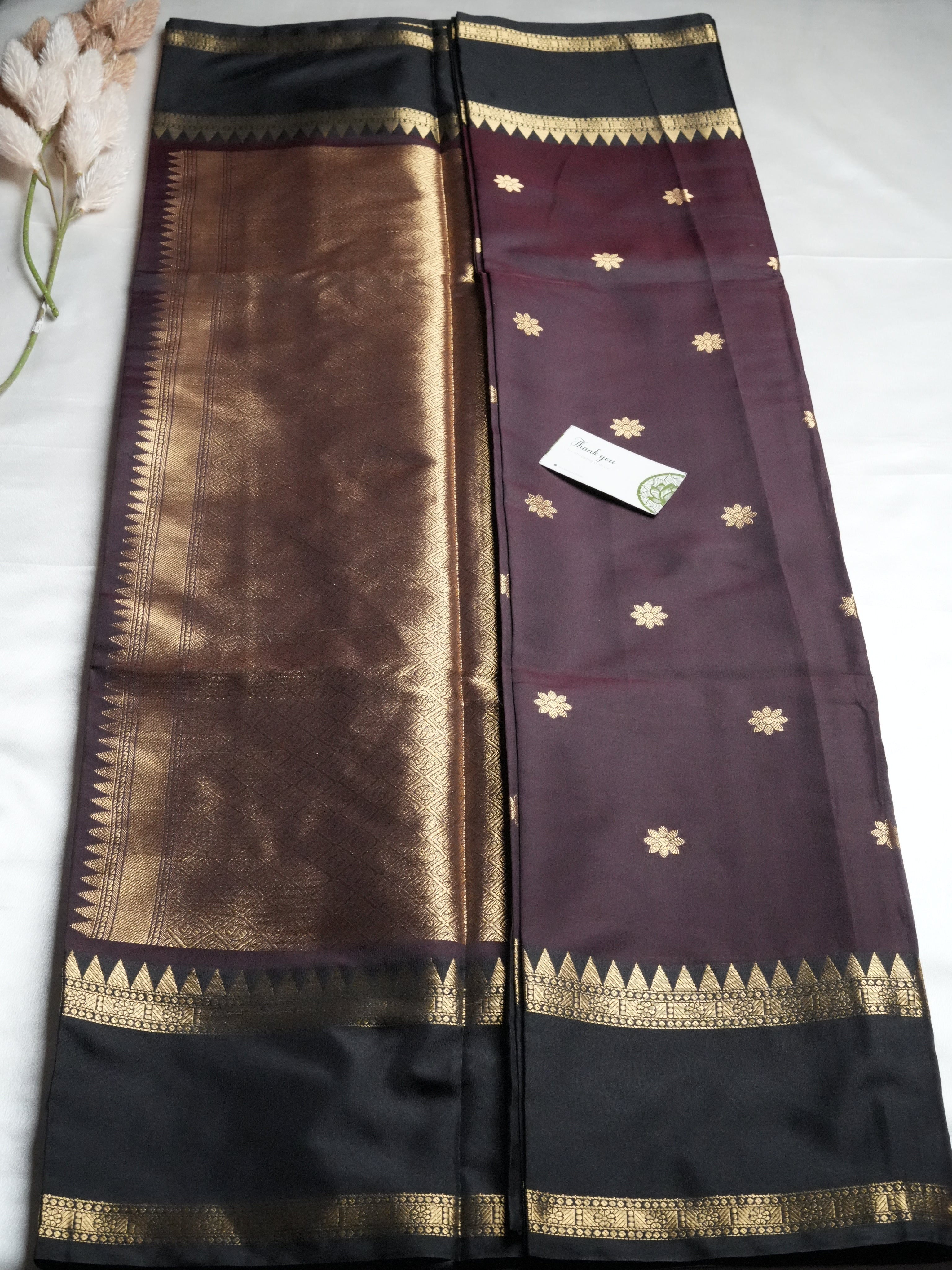 Royal Elegance: Banarasi Katan Semi-Soft Silk Saree - SAROYA